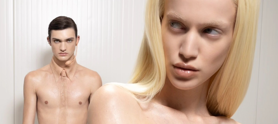 Fashion editorial — a study on light and silhouette